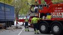 LKW verliert Auflieger Koeln Boltensternstr Pasteurstr P1998